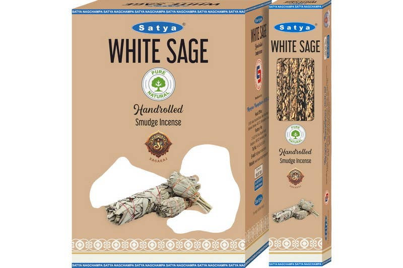 Satya "White Sage" Smudge Stick Incense