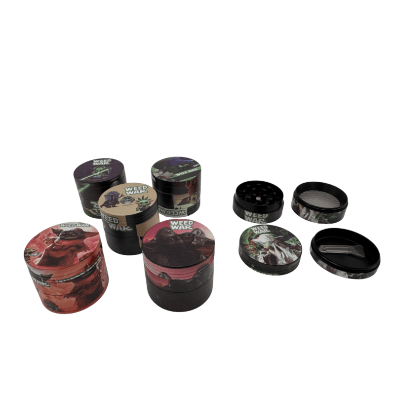 Metal Grinder 40mm 4pcs (Stars) Weed War