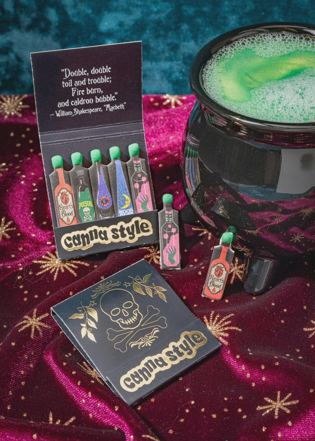 Canna Style Matchboook Potion Bottle