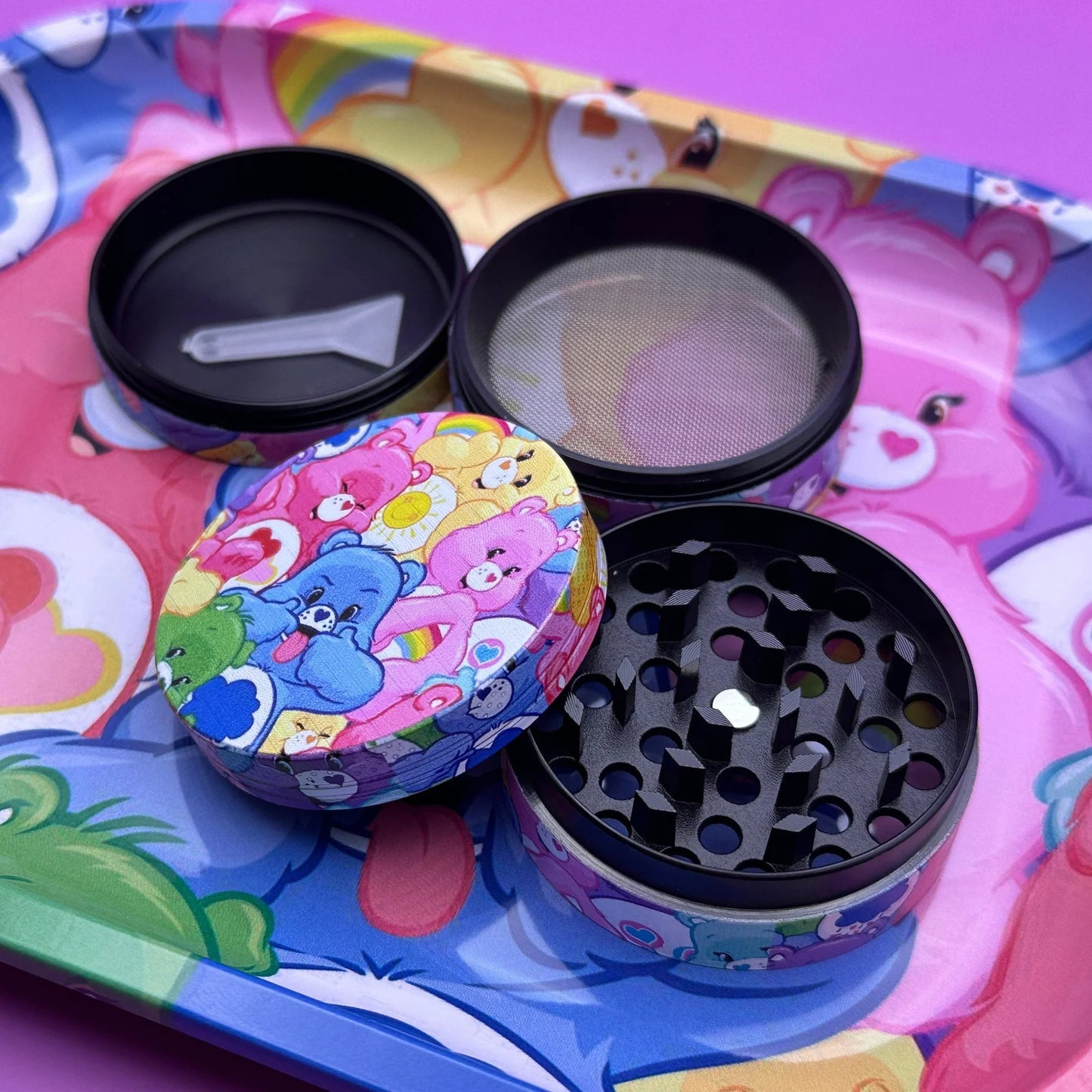 High Dreams Tray and Grinder Set Care Bears