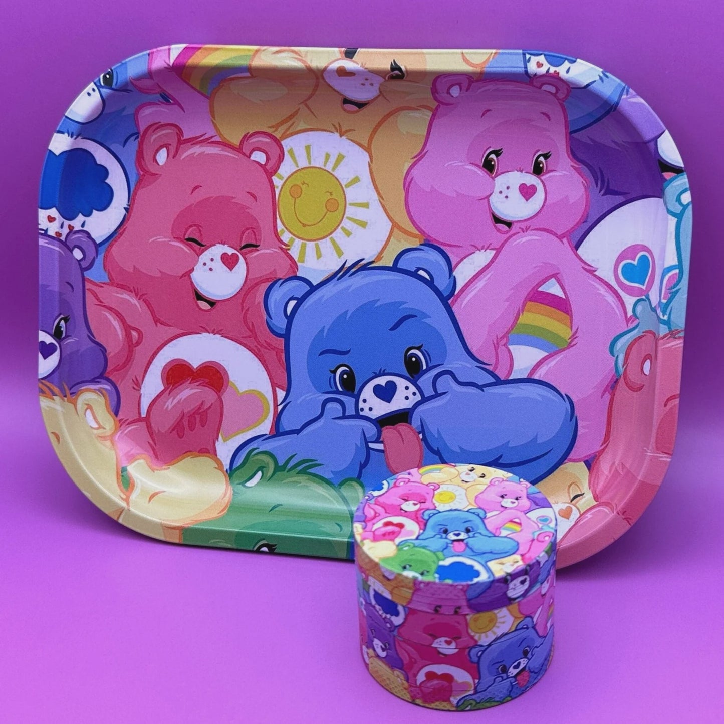 High Dreams Tray and Grinder Set Care Bears