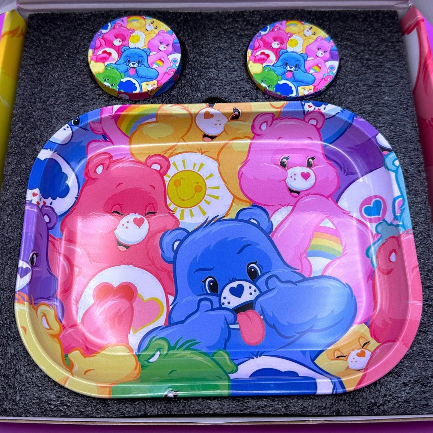 High Dreams Tray and Grinder Set Care Bears