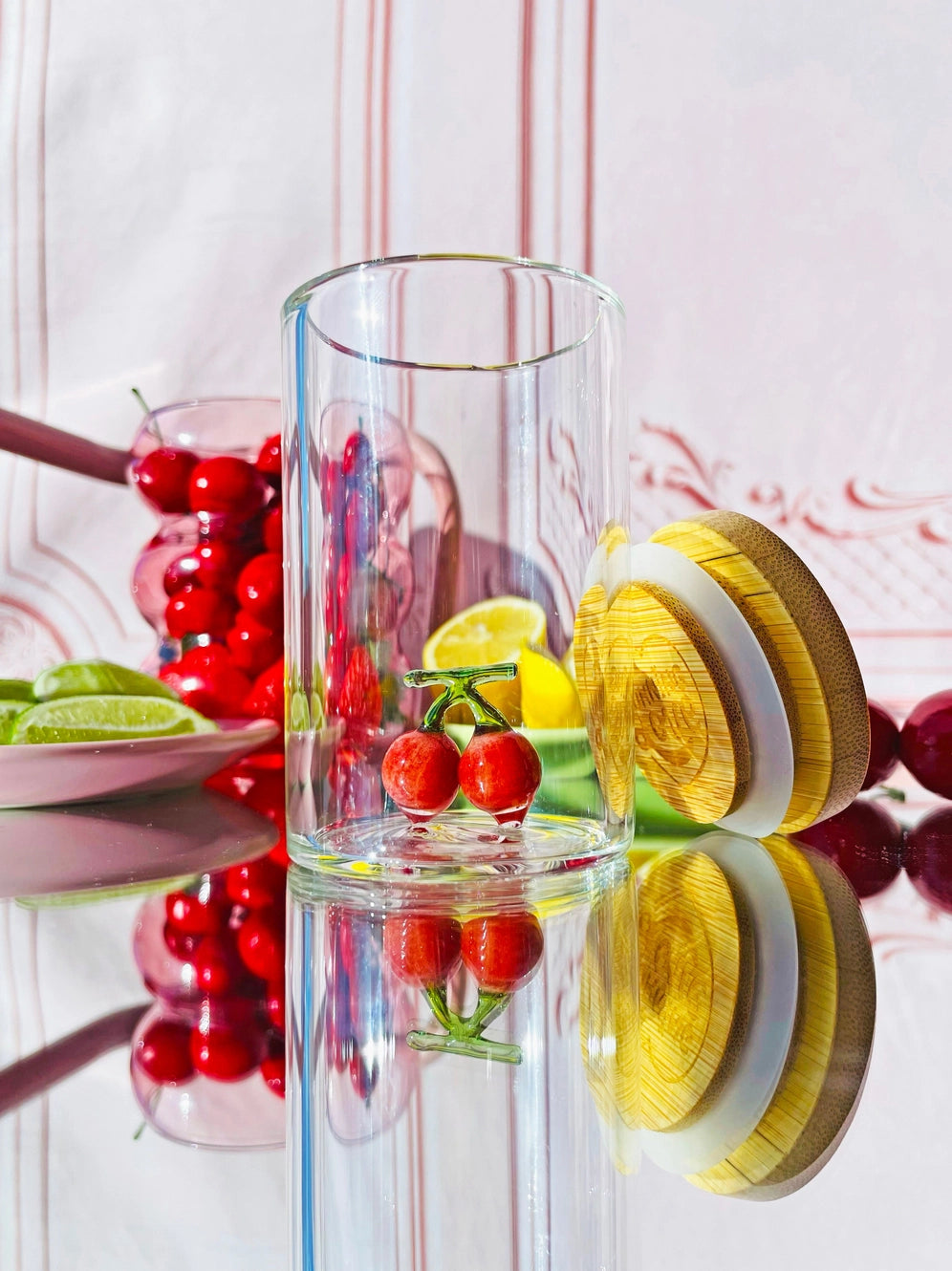 Burning Love Stash Jar Maraschino Cherry