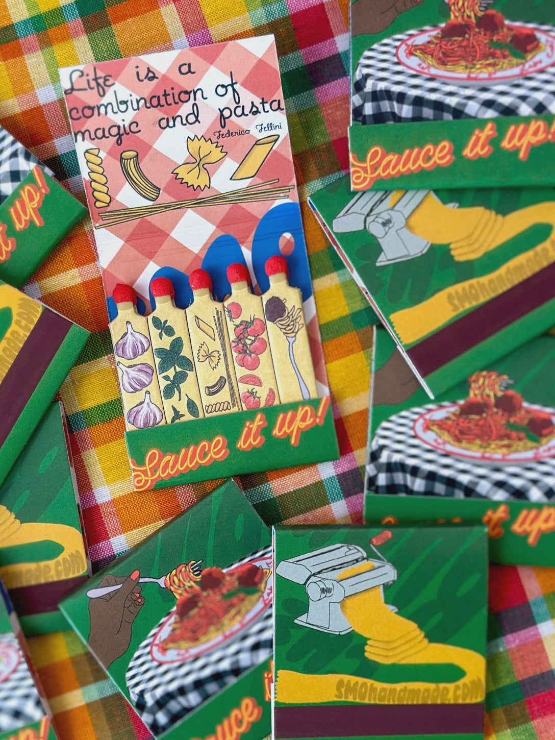 SMO Matchbook Spaghetti Night