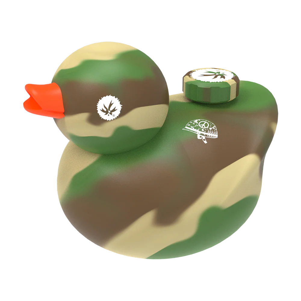 Piece Maker Silicone Bong 14cm Rubber Duck Kwack