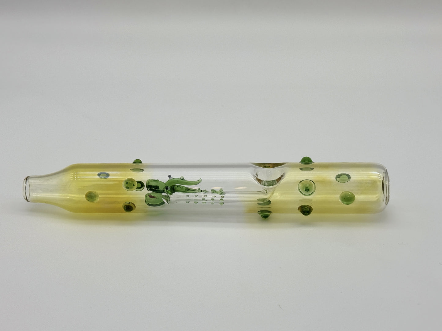 Yellow fume Dragon Steam Roller Pipe 23cm