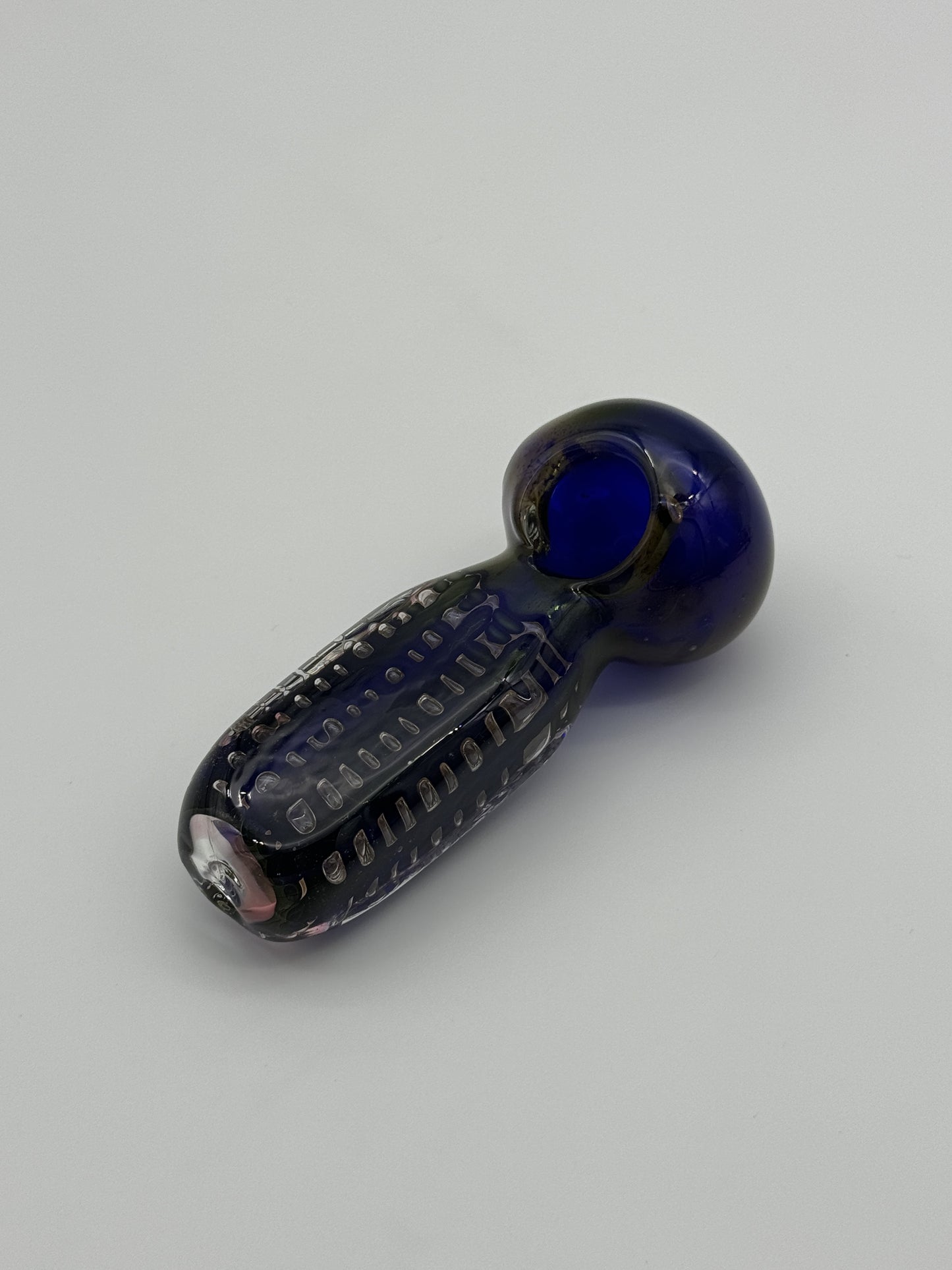 Glass Pipe Dark Purple with Marble effect.