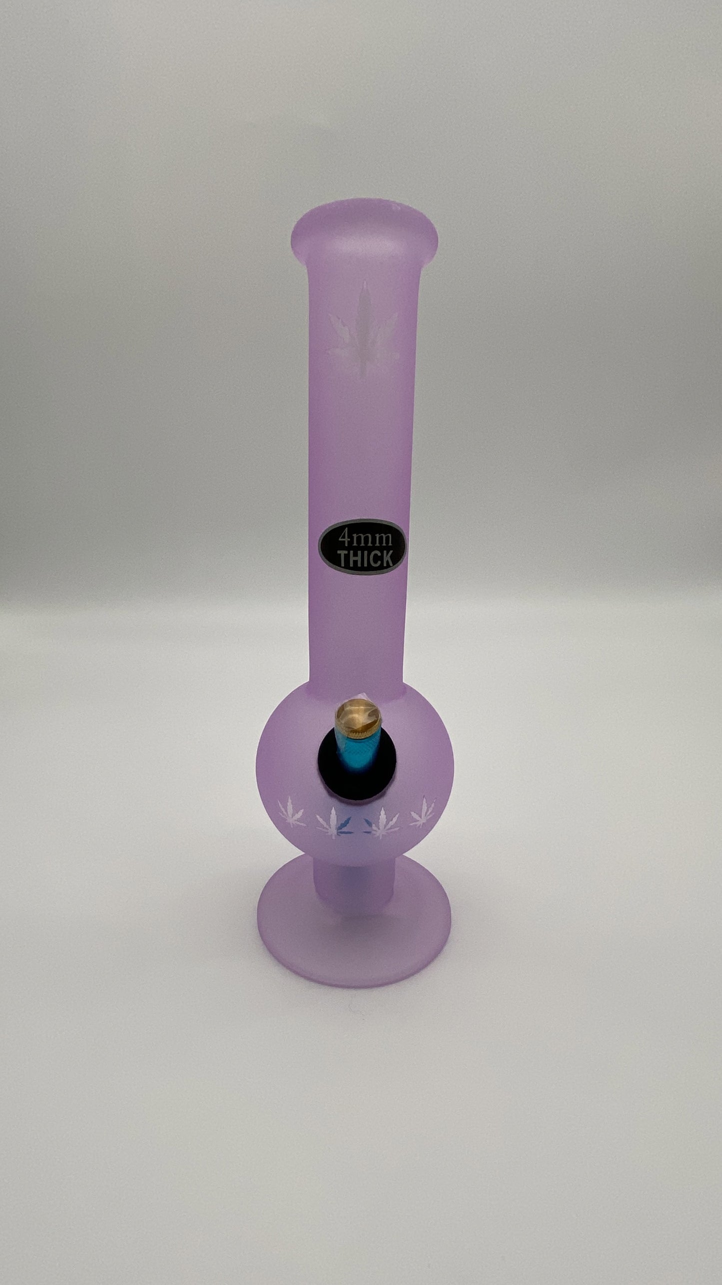 MWP Medium Bent Bubble Frosted 28cm Purple