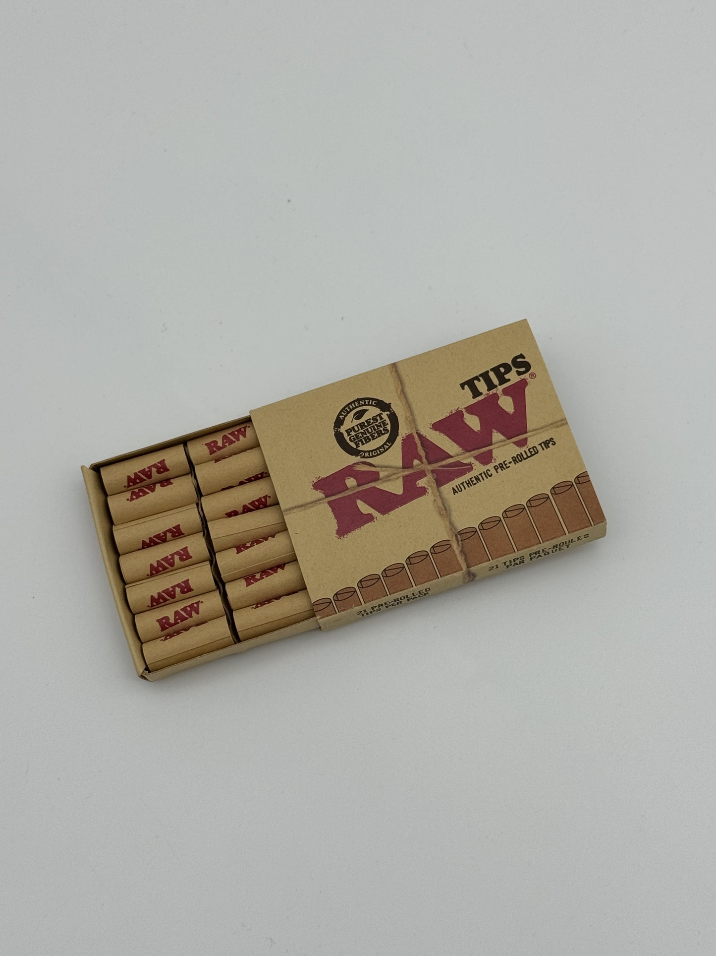 Raw Unbleached Pre Rolled Tips