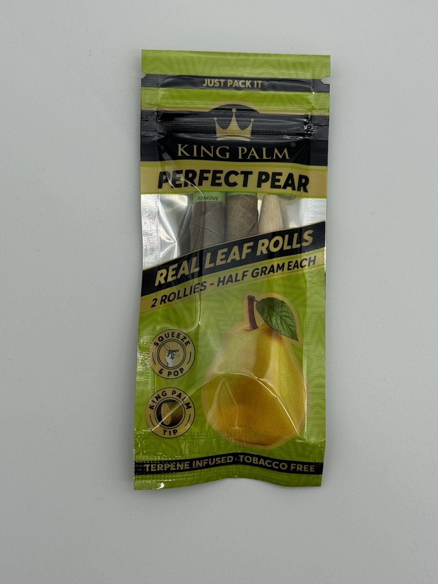 King Palm half gram 2 Rollies Perfect Pear