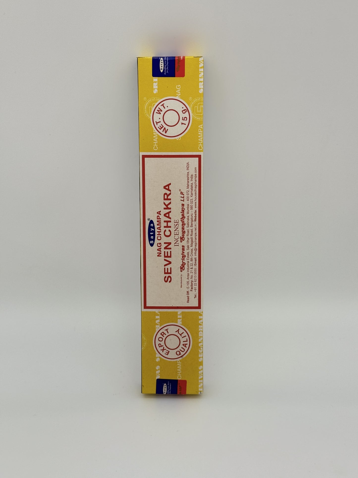 Satya Incense Seven Chakra