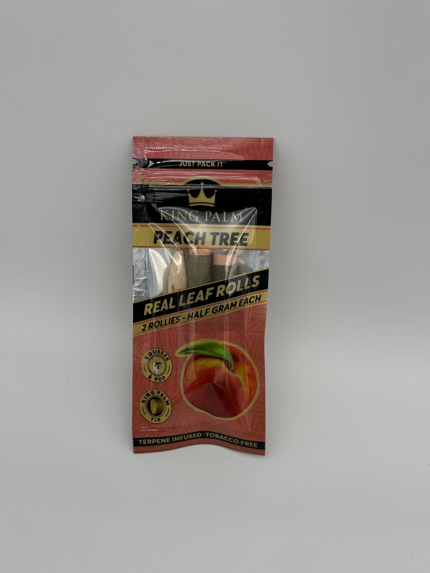 King Palm half gram 2 Rollies Peach Tree