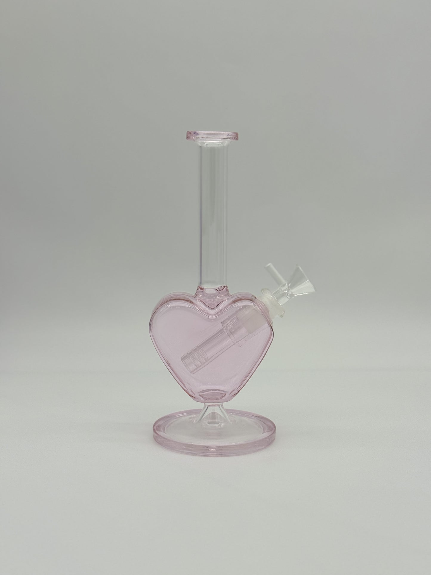 Prime Heart Glass Bong 22cm Pink