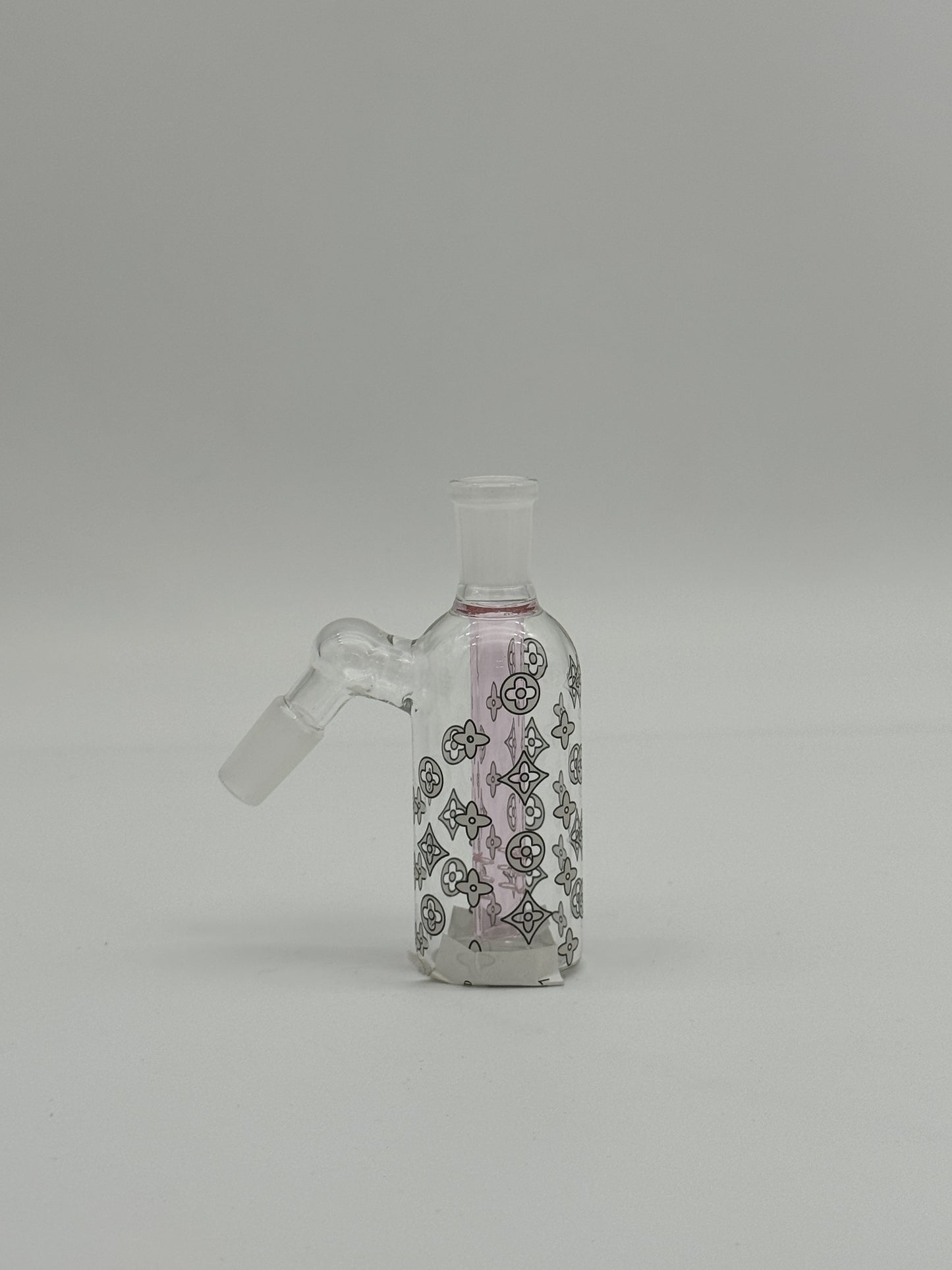 LV Diamond Glow in the Dark Double Chamber Ash Catcher 14mm