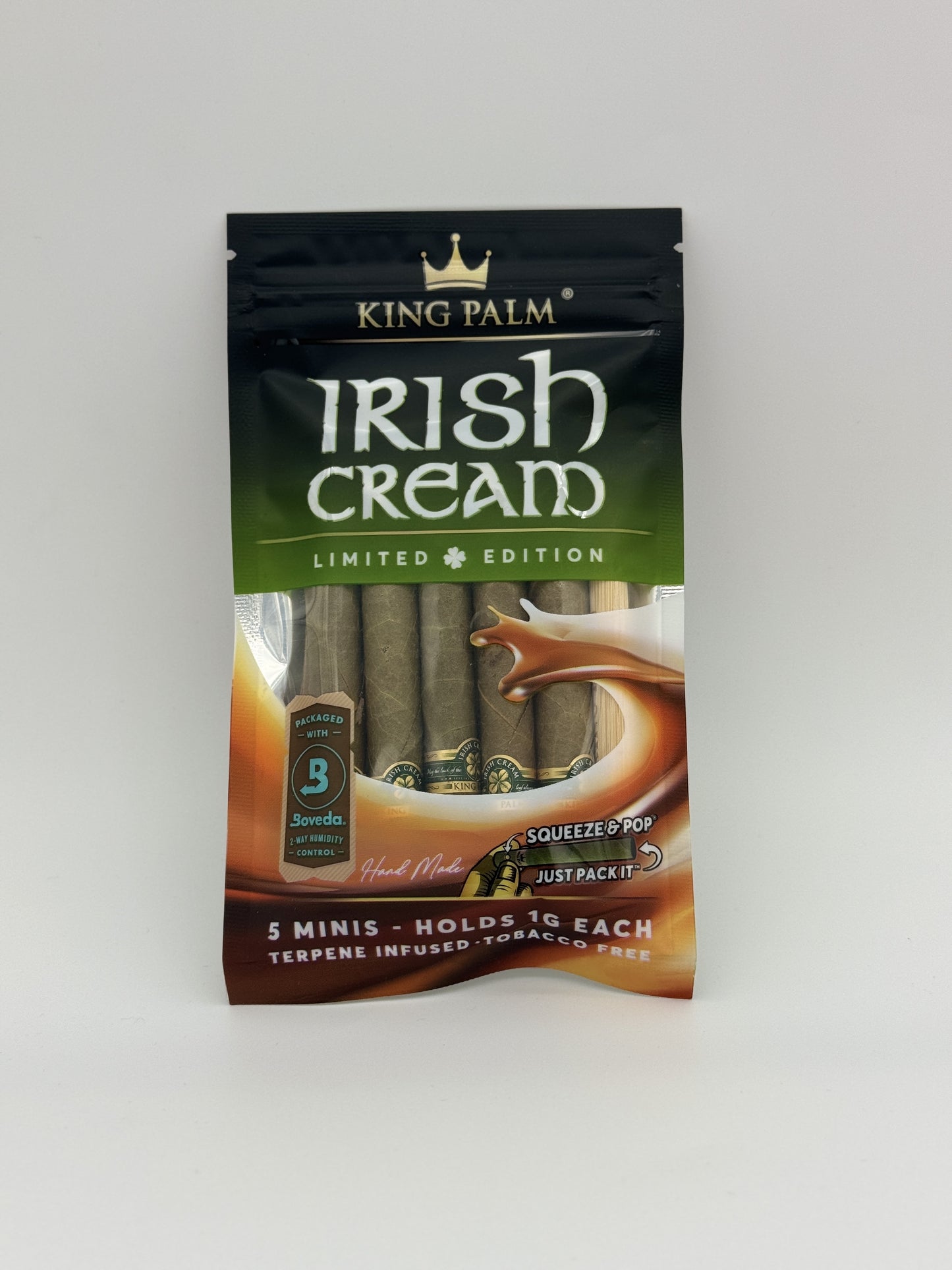 King Palm Irish Cream 5 minis 1g