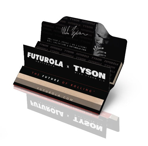 Futurola x Tyson: Brown Rolling Paper with Tips King Size 33p