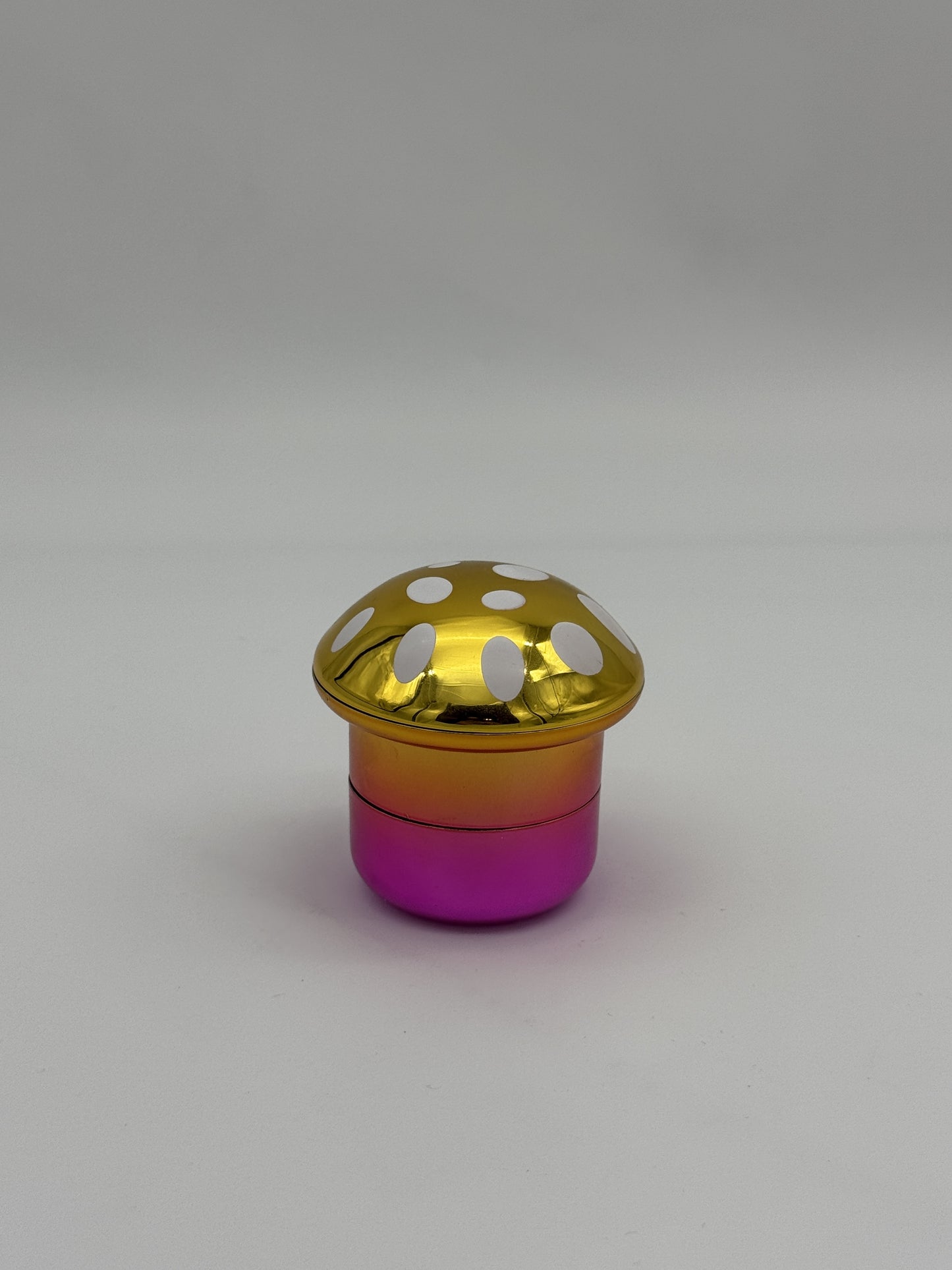 Metallic Mushroom 4pc Grinder 7cm