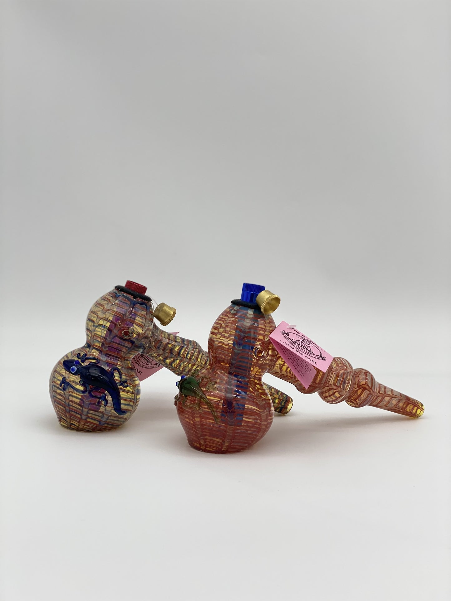 Colour Bubbler Metal Stem 120mm