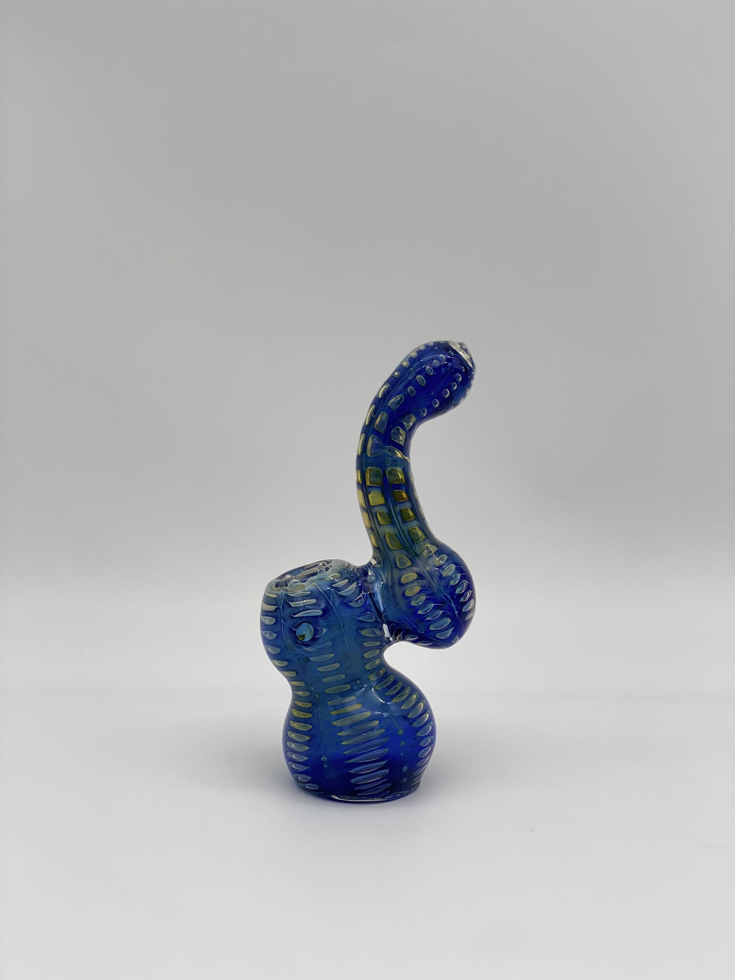 Glass Herb Bubbler Blue