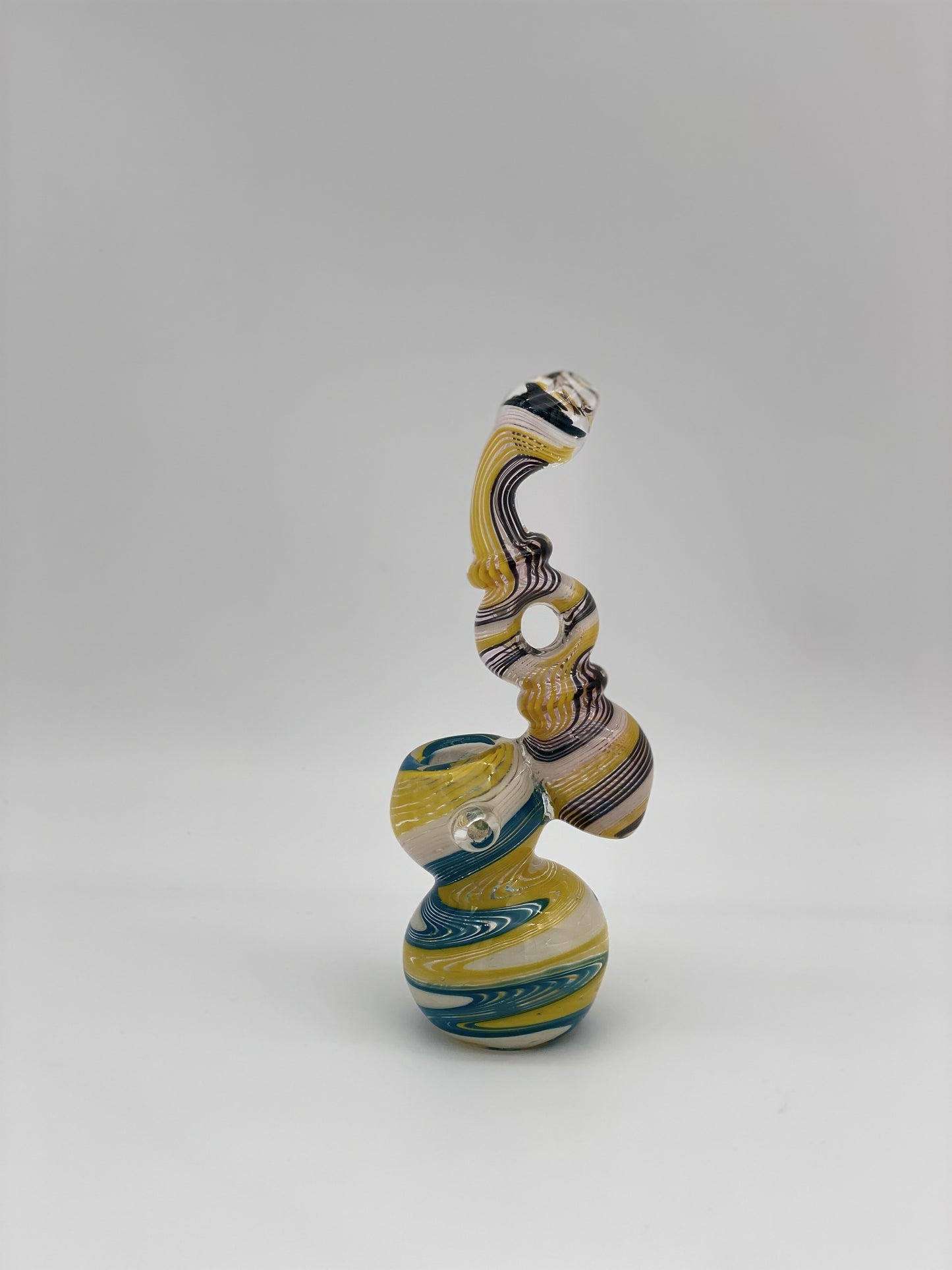 Bubbler Yellow White Blue lines