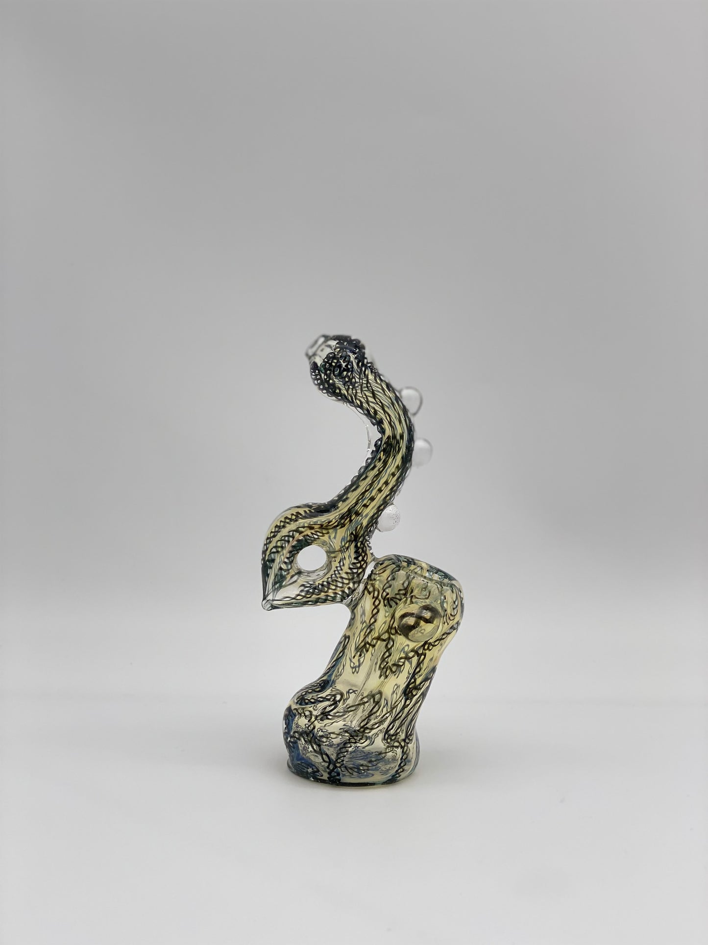Glass Herb Bubbler Swirl