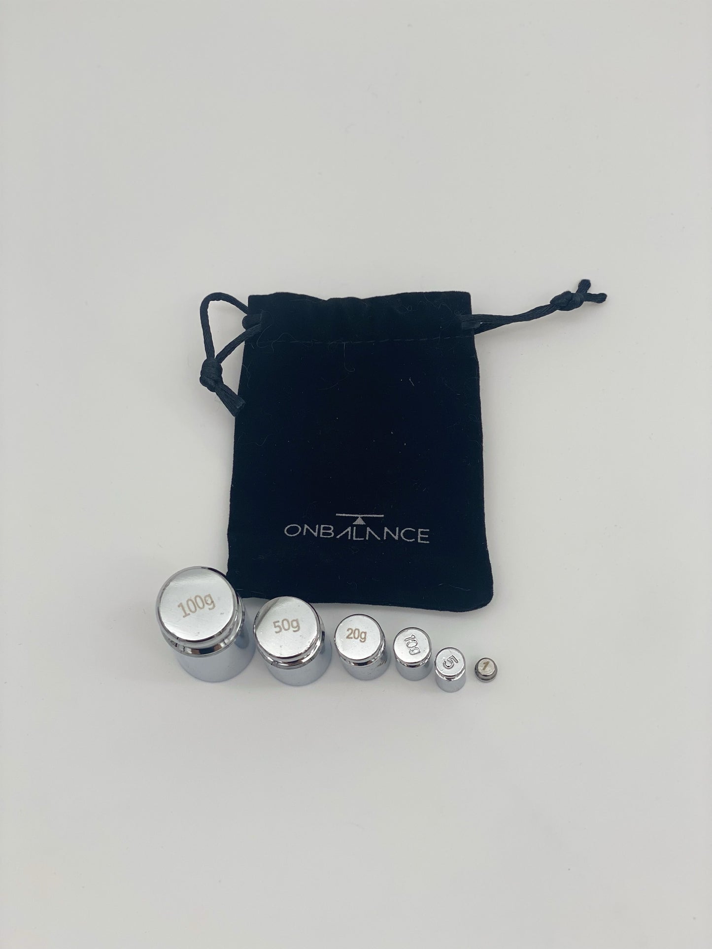 Calibration weight set 100-50-20-10-5g
