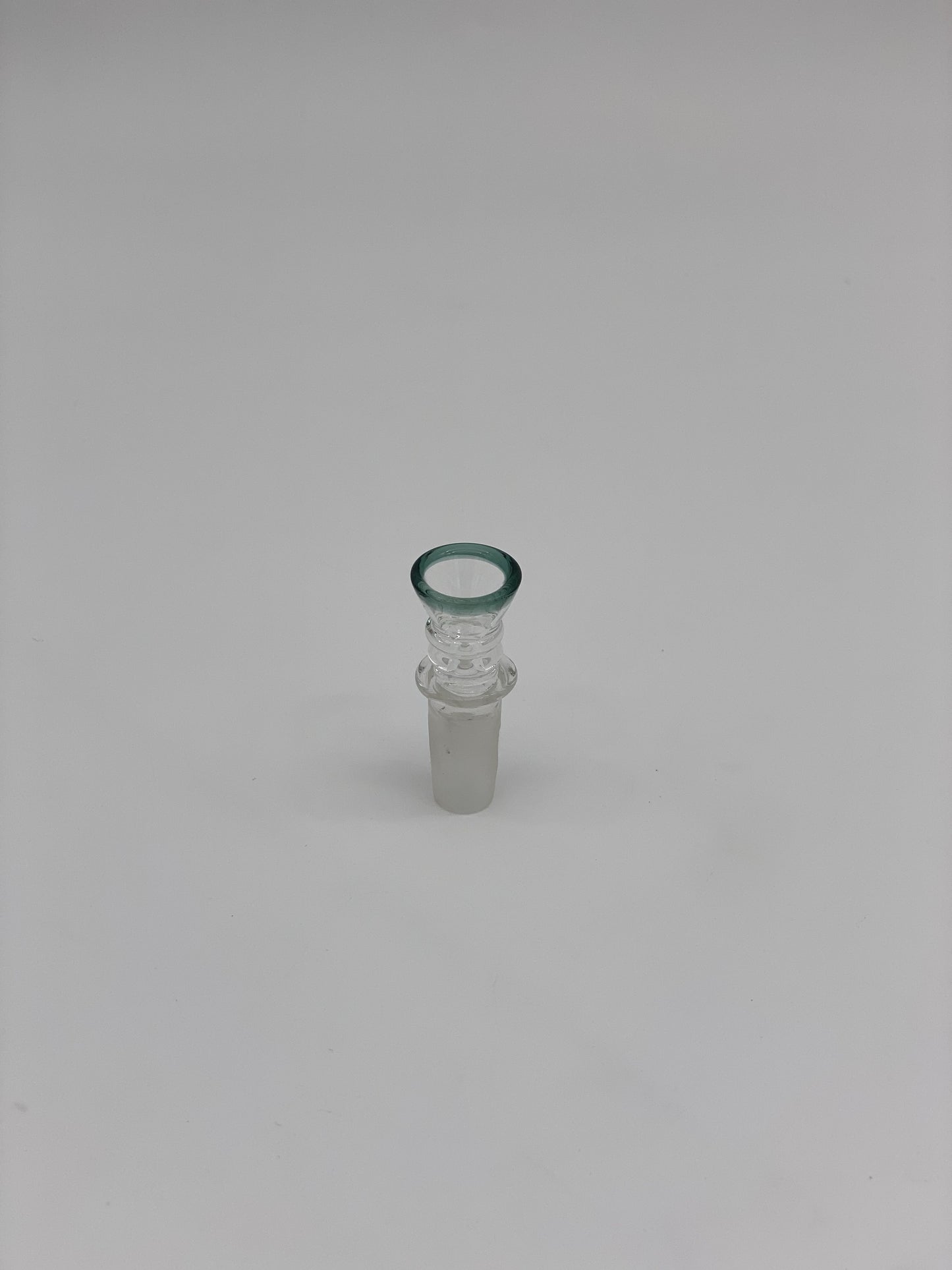 Triple Ring Mini Glass Cone Piece 14mm