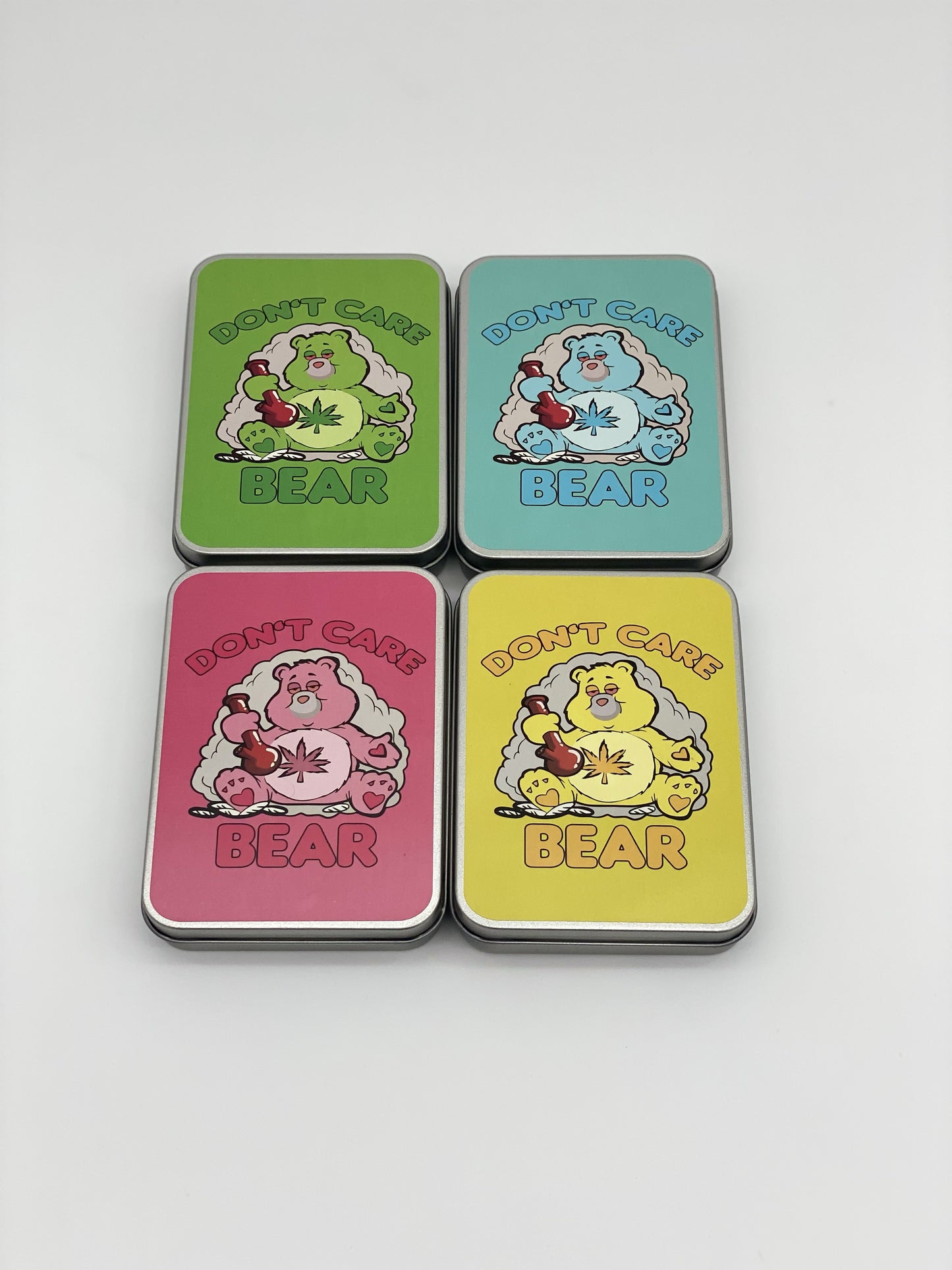 Metal Tin Care Bear Large