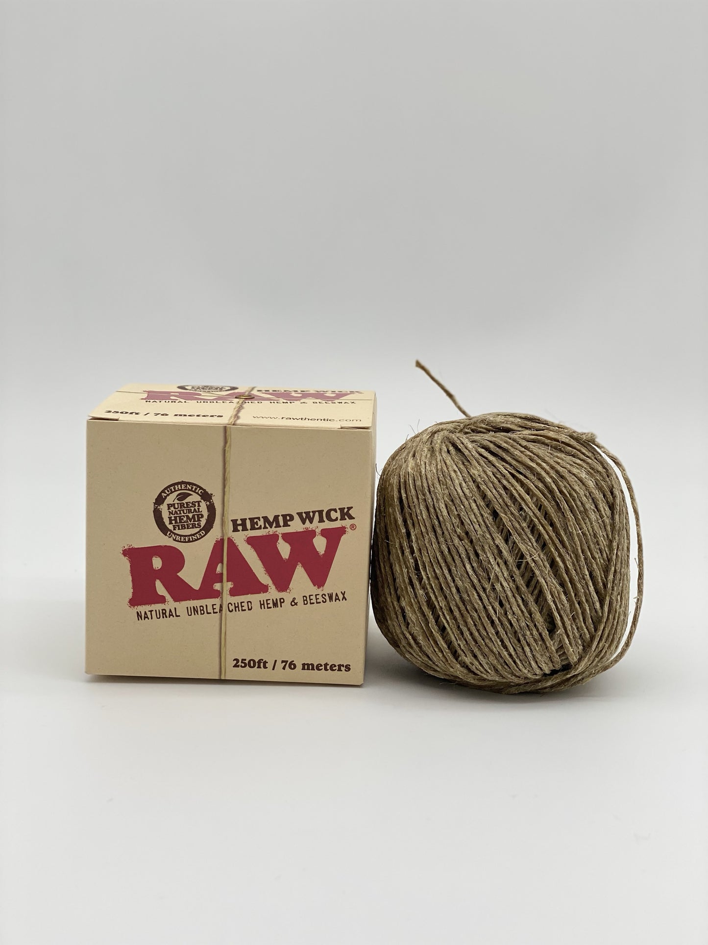 RAW Hemp Wick 250ft