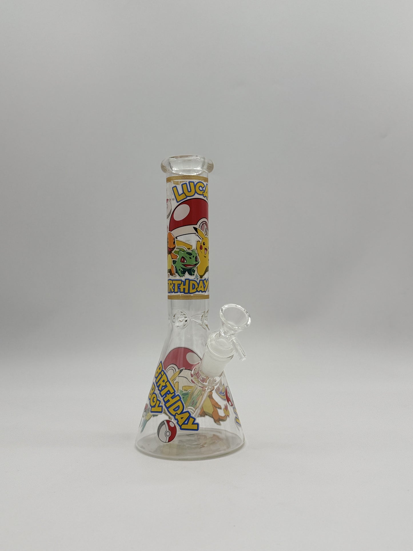 Medium Beaker 25cm Pokemons Lucas Birthday