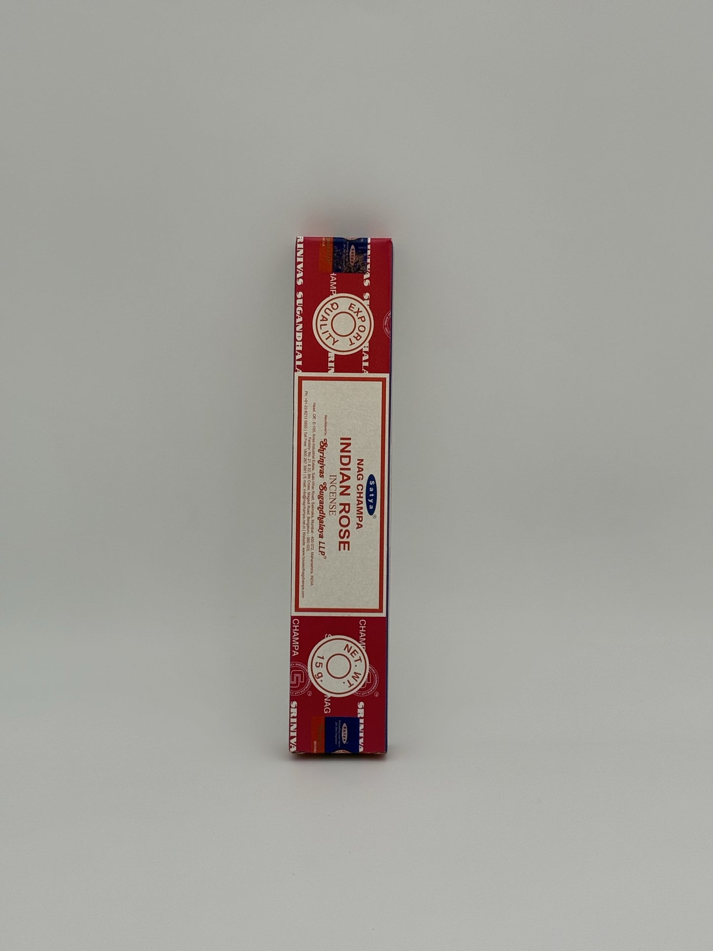 Satya Nag Champa Incense Sticks 15g Indian Rose