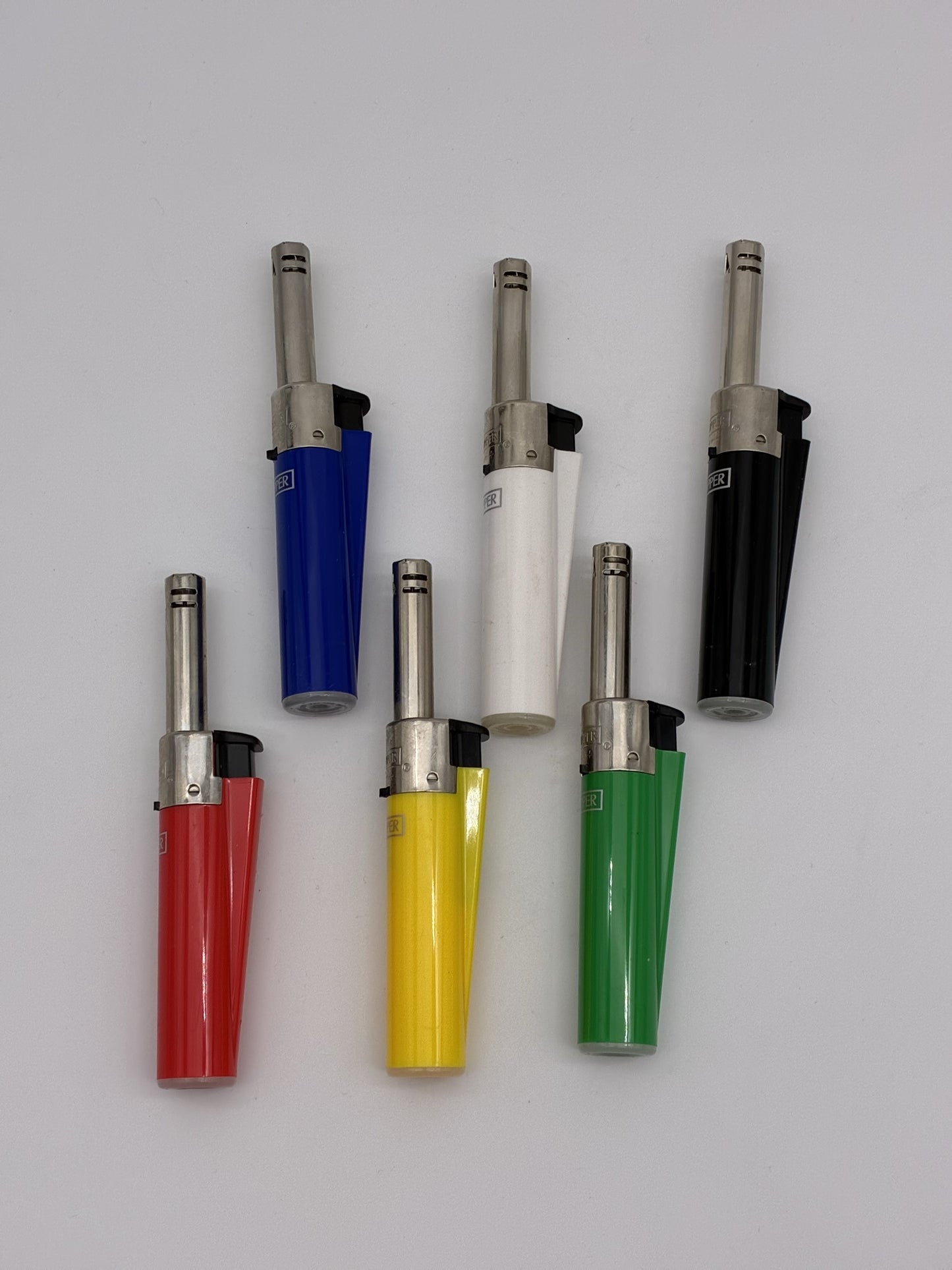 Clipper lighter mini tube plain assorted colour