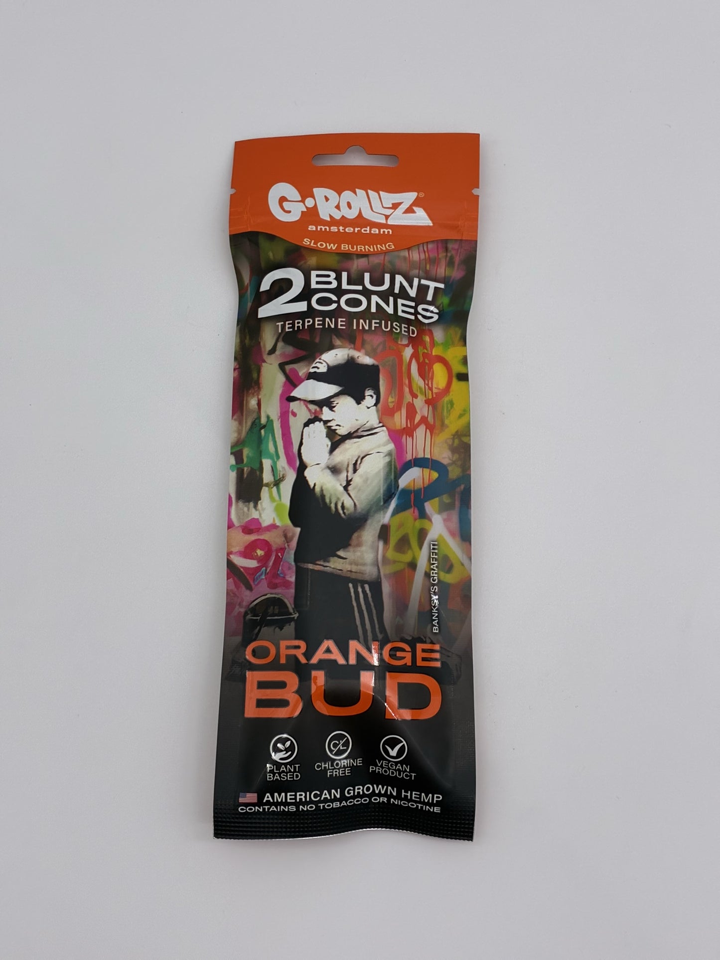 G Rollz Terpene Infused Cones 2p Orange Bud