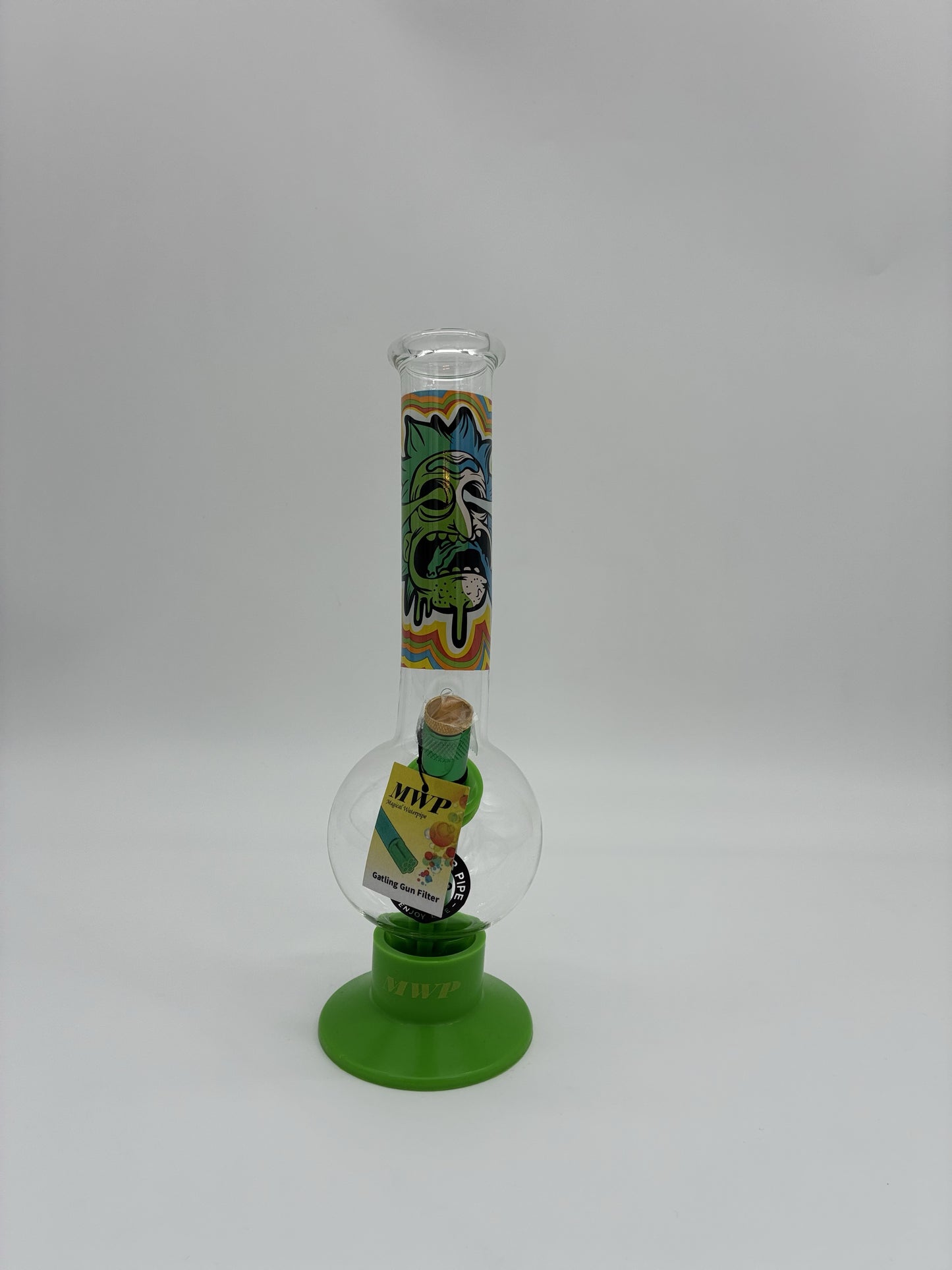 MWP Medium Bonza Bubble Bong 25cm Rick and Morty
