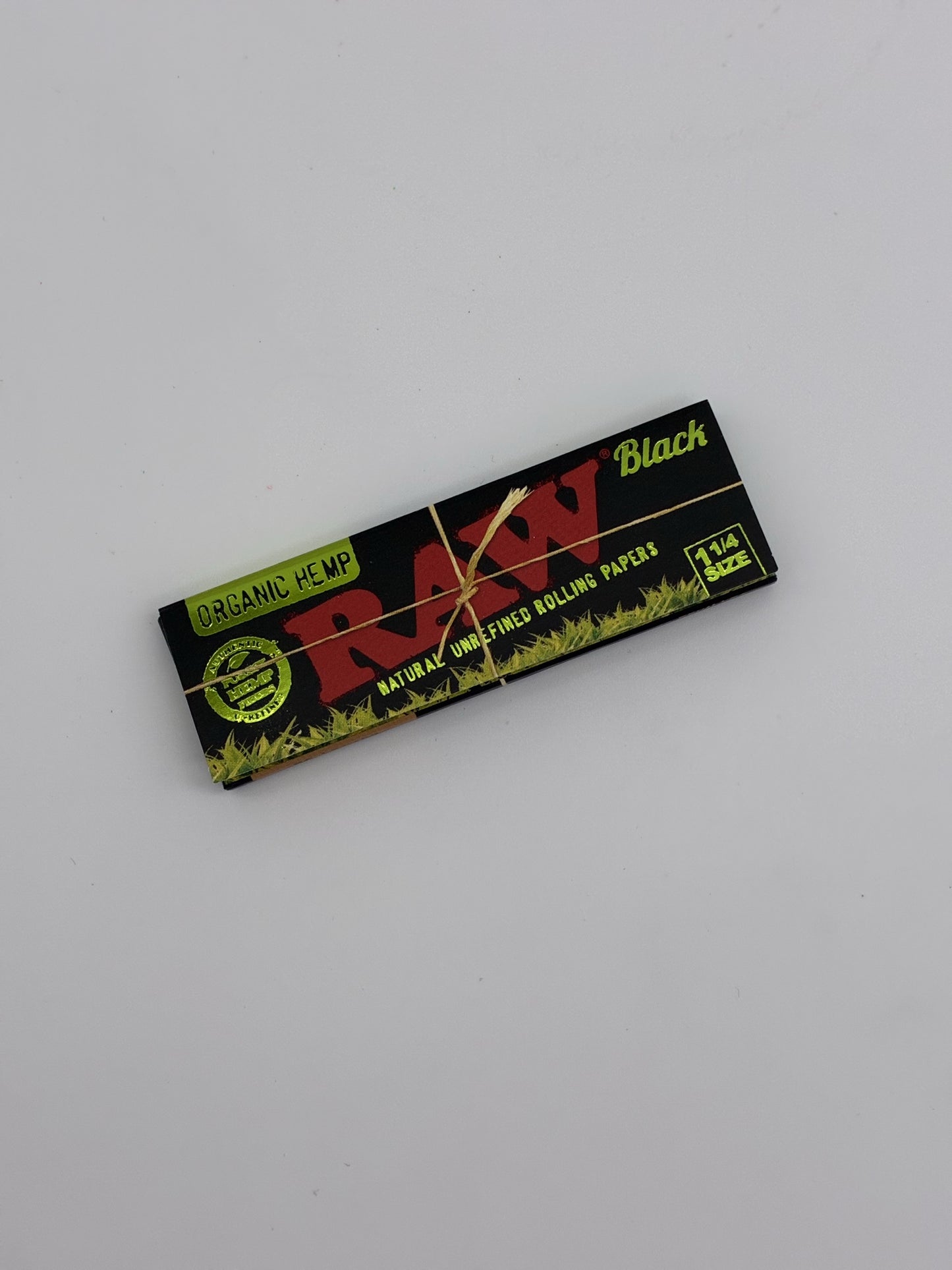 Raw Black Organic Hemp 1 1/4