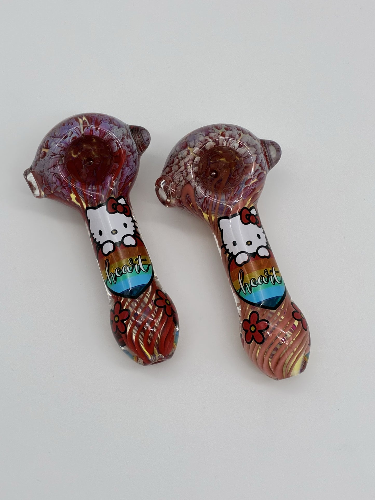 Hello Kitty Glass Pipe 11cm Pink