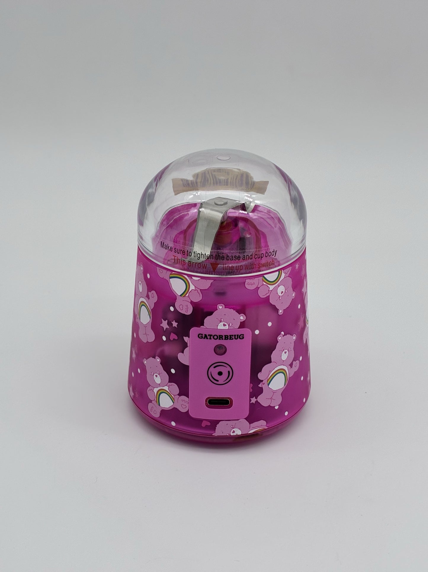 Gatorbeug Mini Muzz Care Bear Pink Glow