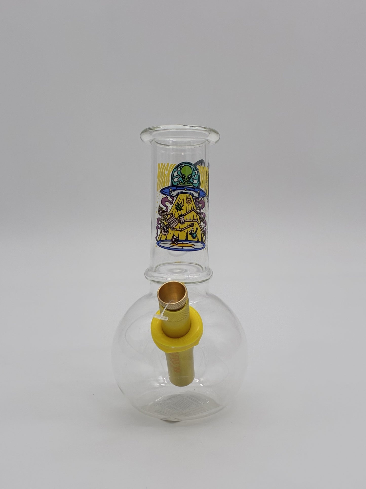 MWP Small Bonza Bubble Bong 15cm Aliens