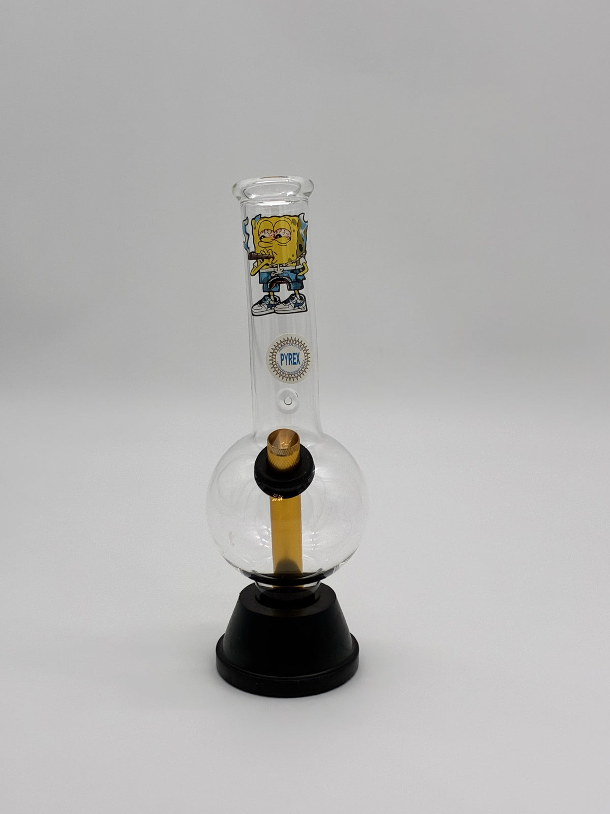 Pyrex Medium Bonza Bubble Bong 25cm Sponge Bob