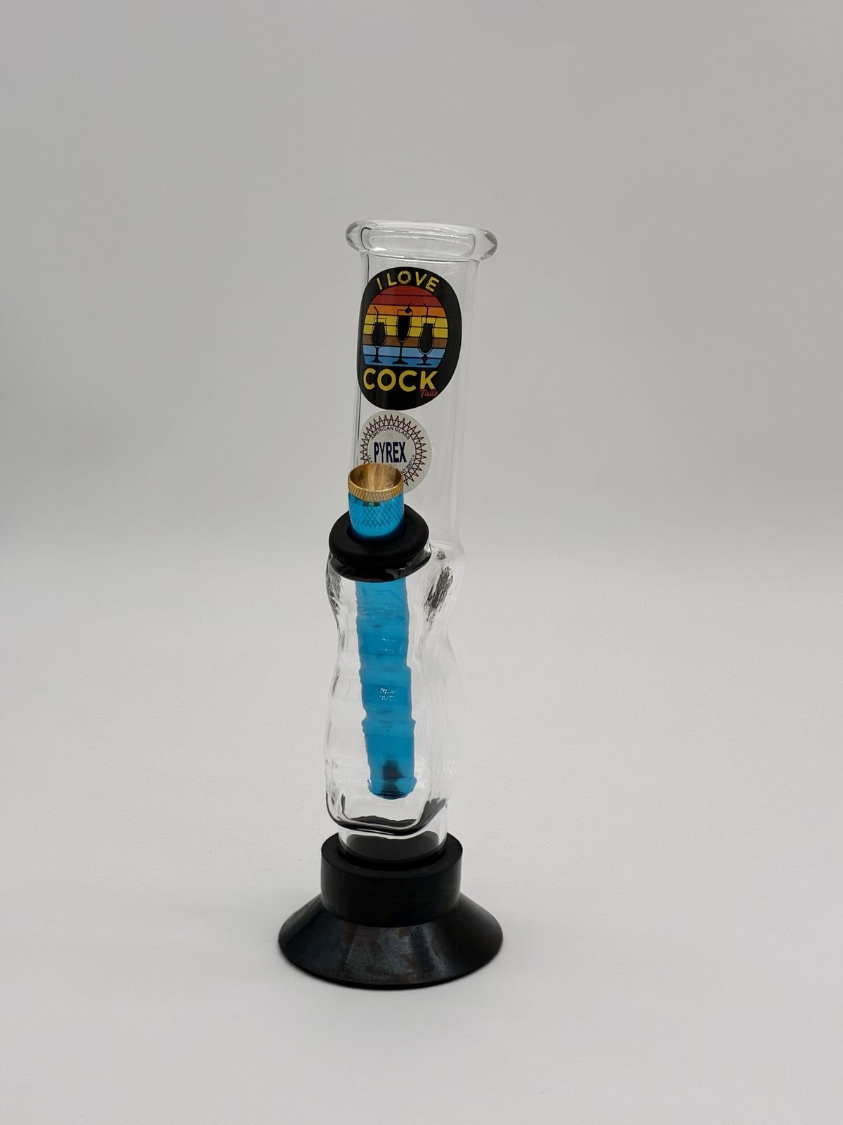 Pyrex Small Bonza Gripper Bong 22cm I love Cocktails