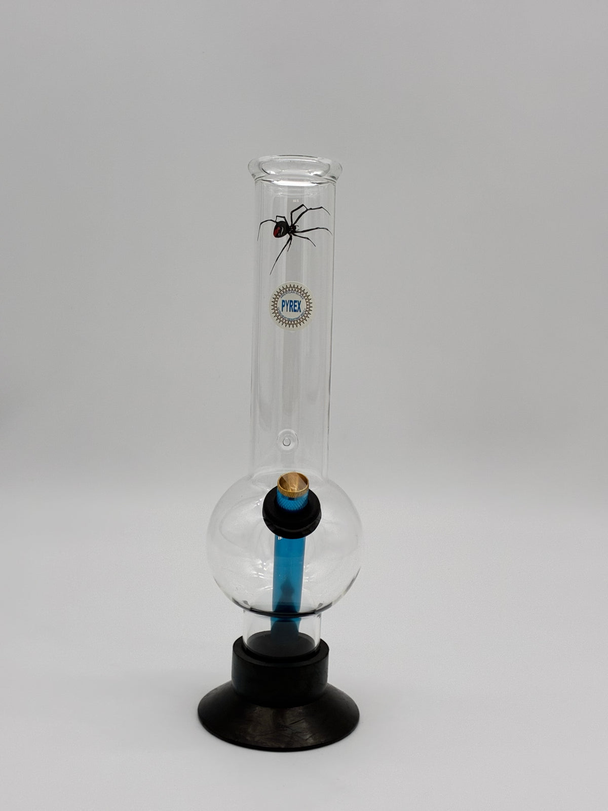Pyrex Large Bonza Bubble Bong 30cm Red Back