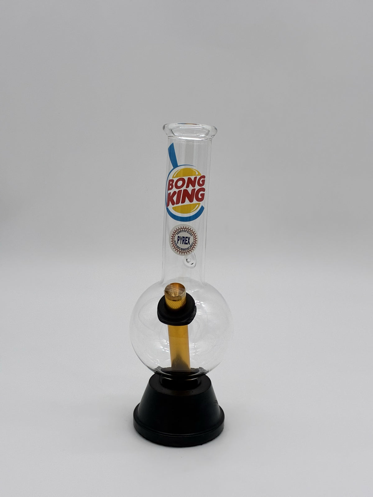 Pyrex Medium Bonza Bubble Bong 25cm Bong King