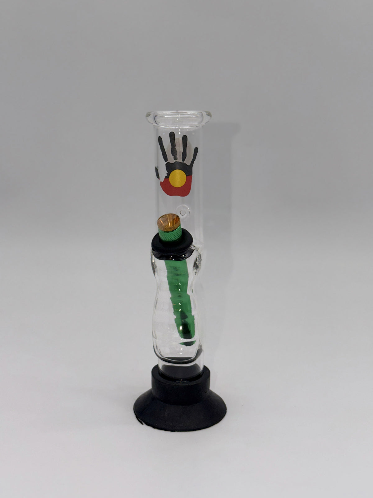Pyrex Small Bonza Gripper 22cm Aboriginal Handprint