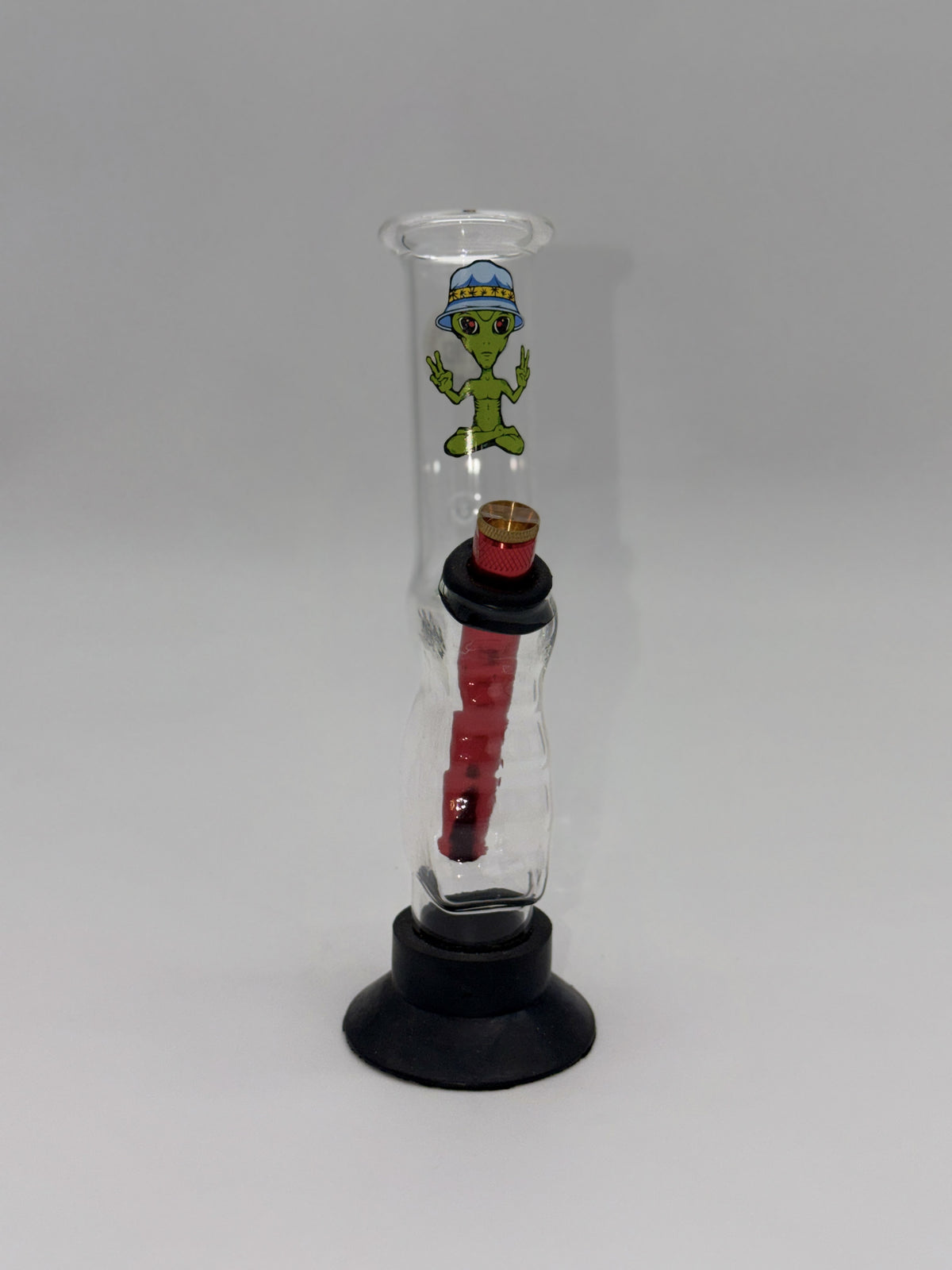 Pyrex Small Gripper Bong 22cm Alien