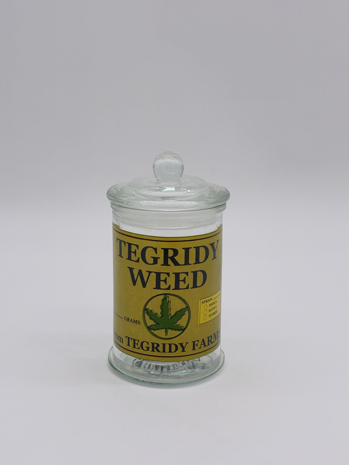 Bad Ass Stash Jar 370ml Tegridy Weed