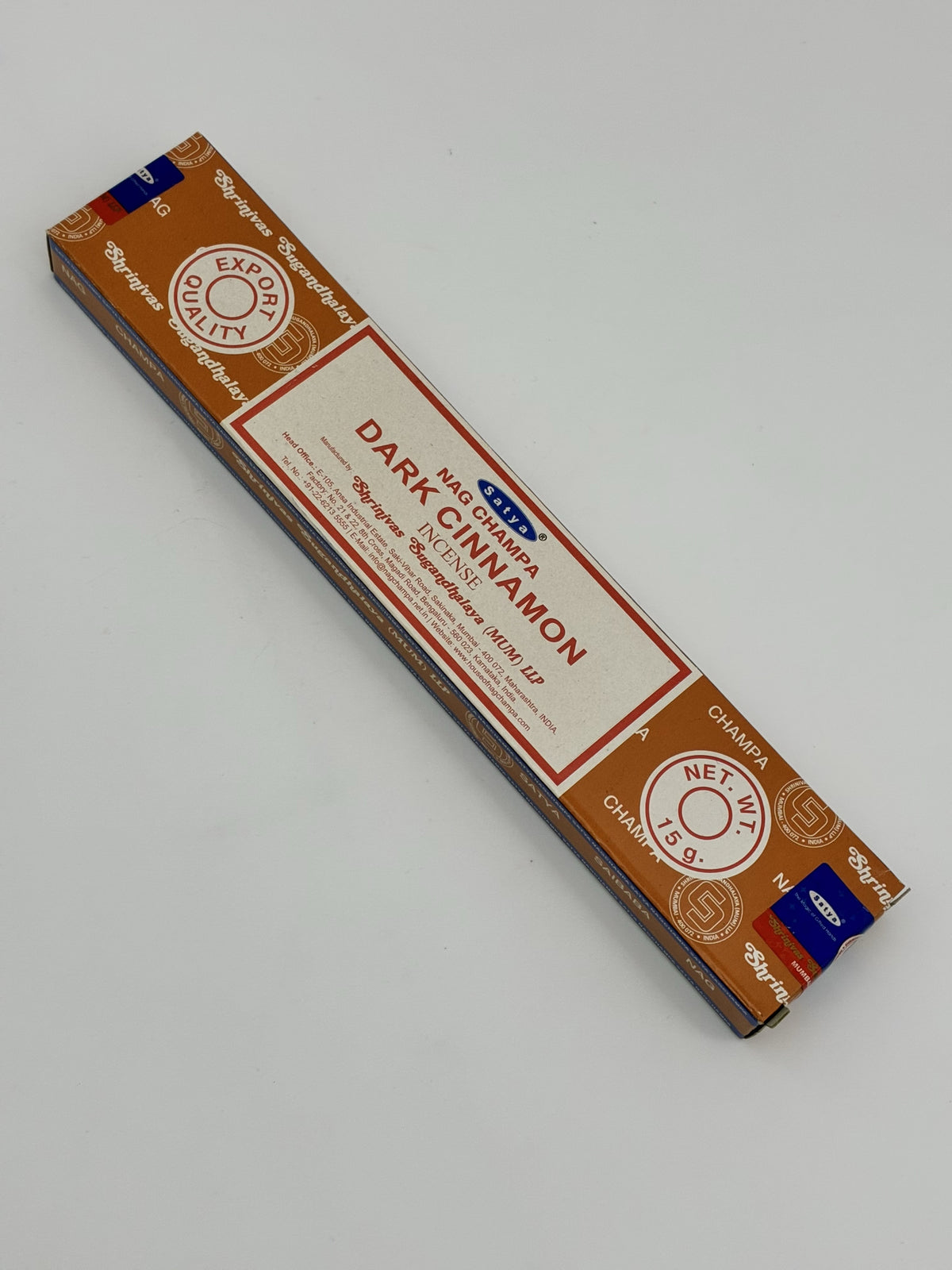 Incense sticks Satya Dark Cinnamon 15g