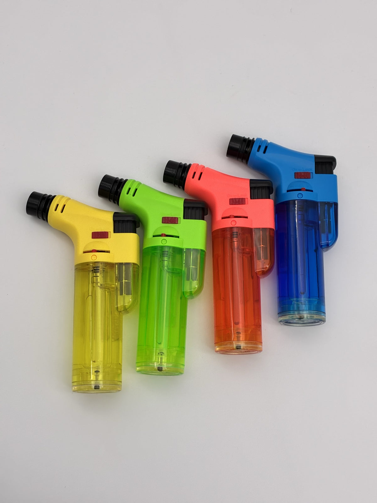 Stand Up Blowtorch Jet Lighter Transparent