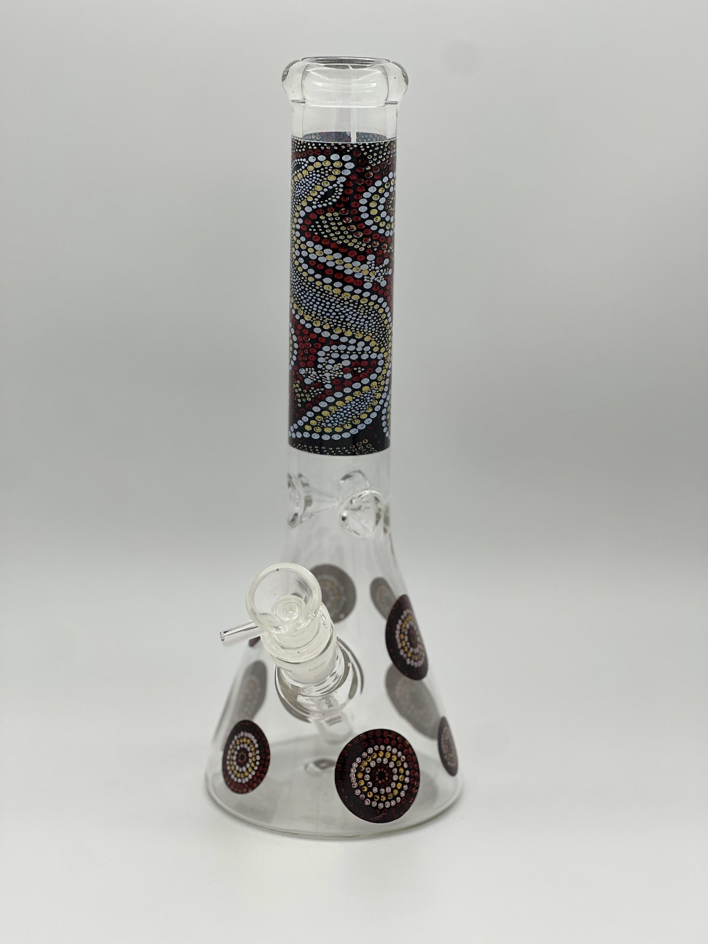 Aboriginal Art Medium Beaker Bong 28cm