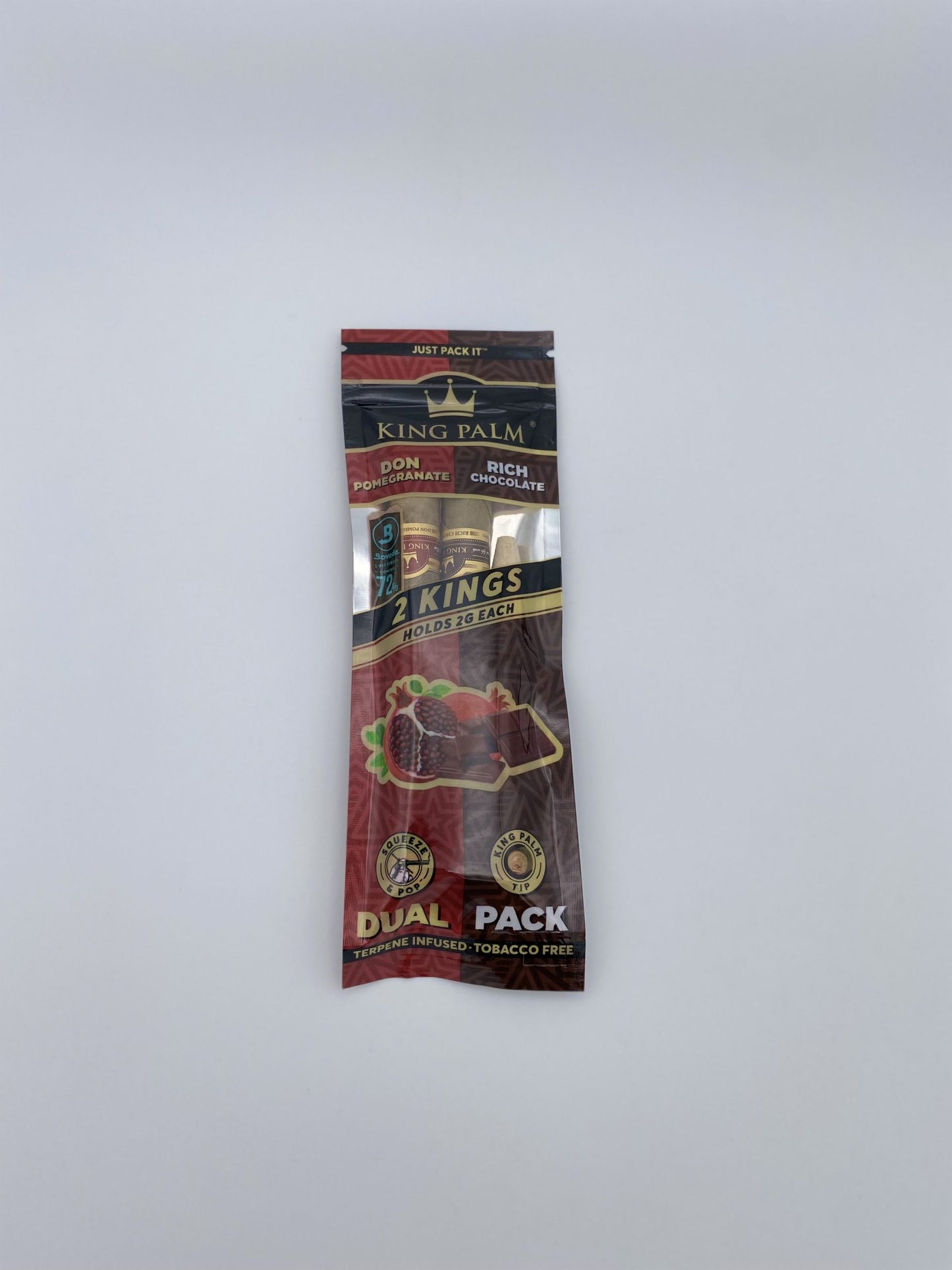 King Palm Dual King Size Don Pomegranate & Chocolate