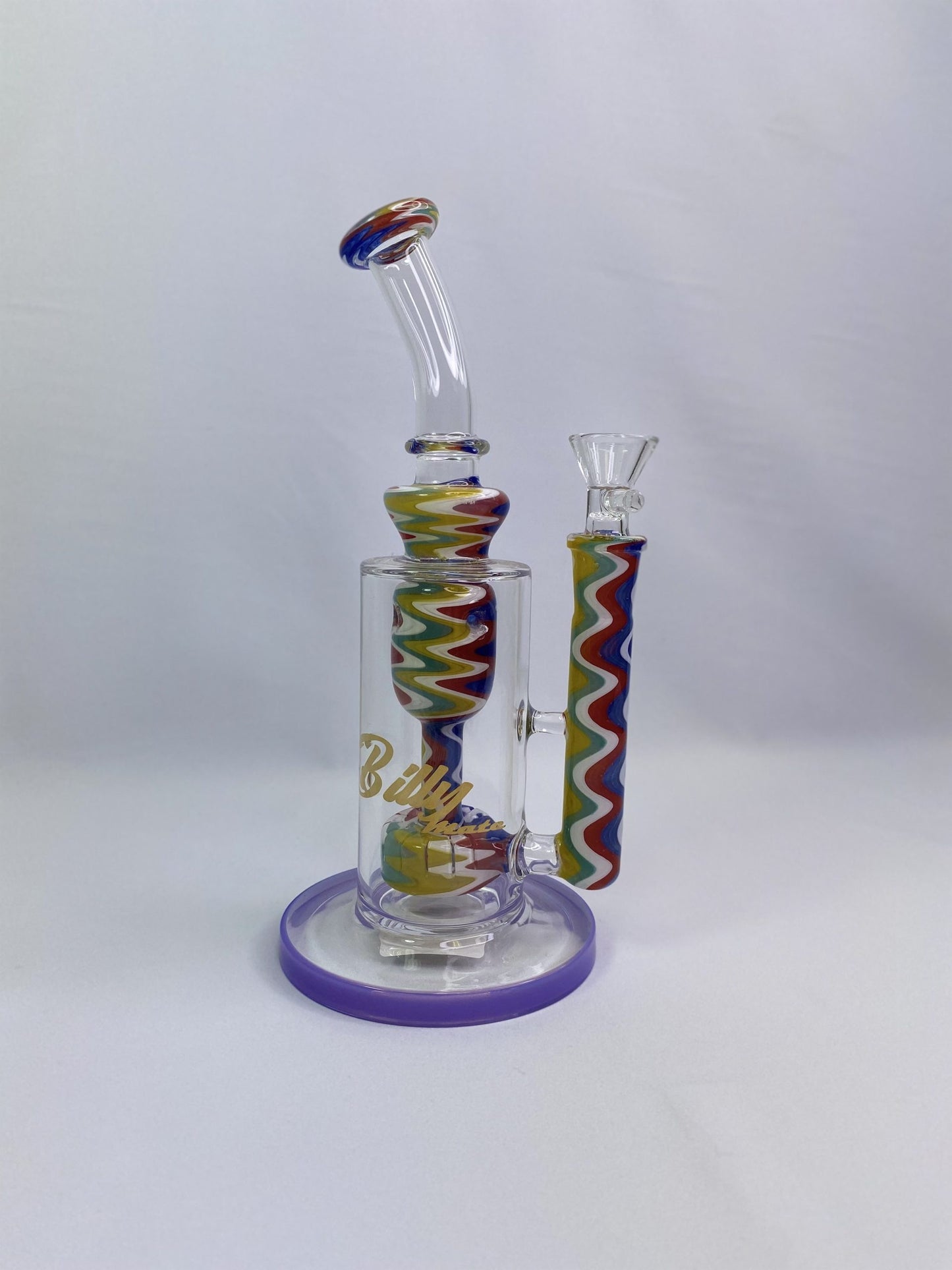 Wig-Wag Straight Percolator Bong by Billy Mate 24cm